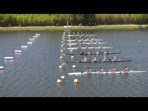 K4 Junior Mens 500m Final A / 2025 ICF Junior and U23 Sprint World Championships Montemor