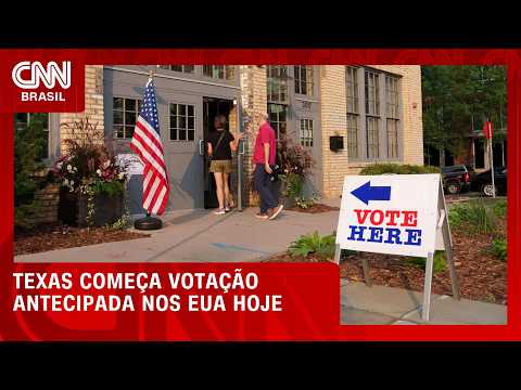 EUA: Texas começa votação antecipada para eleições de meio de mandato | CNN NOVO DIA