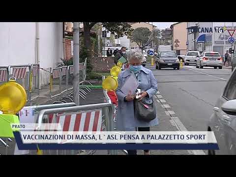 2021-04-12 PRATO - VACCINAZIONI DI MASSA, L'ASL PENSA A PALAZZETTO SPORT