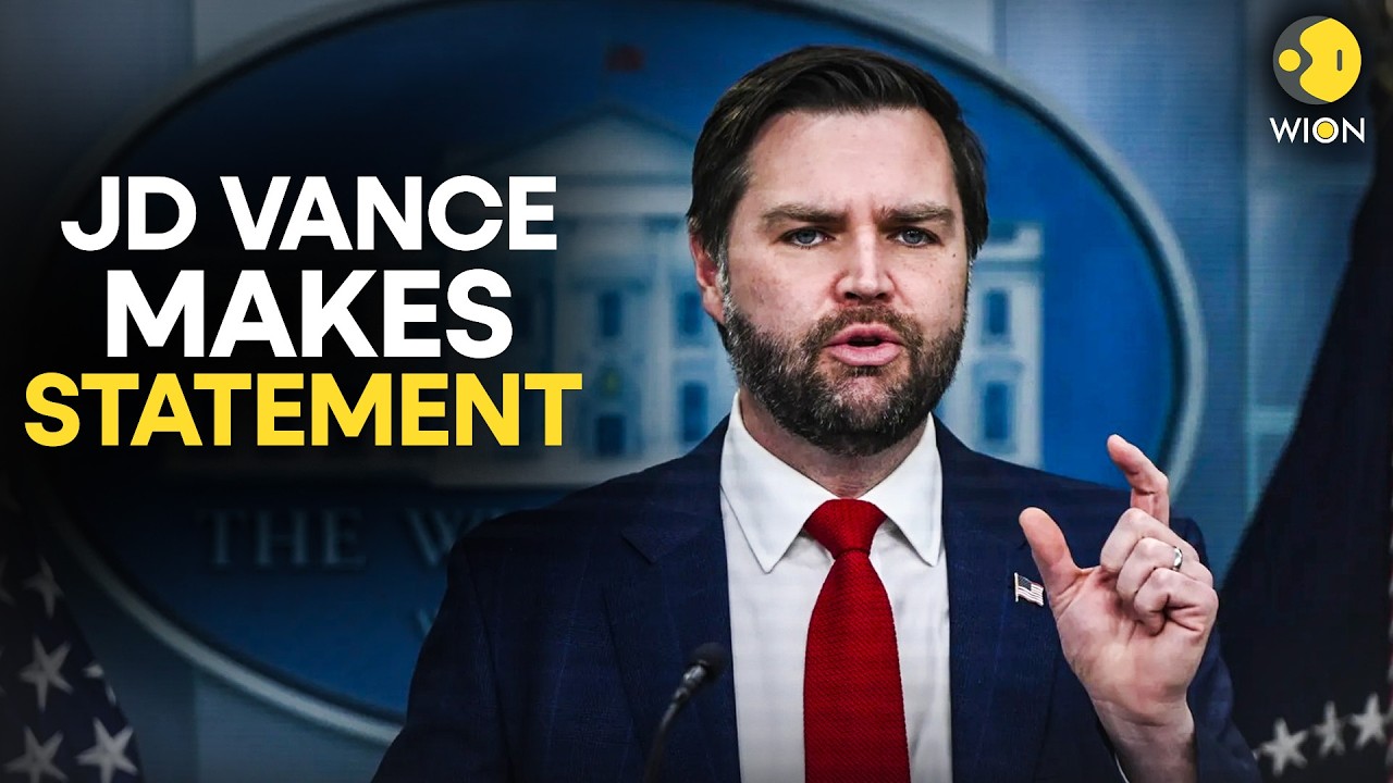 LIVE: US Vice President JD Vance Addresses White House Briefing | WION