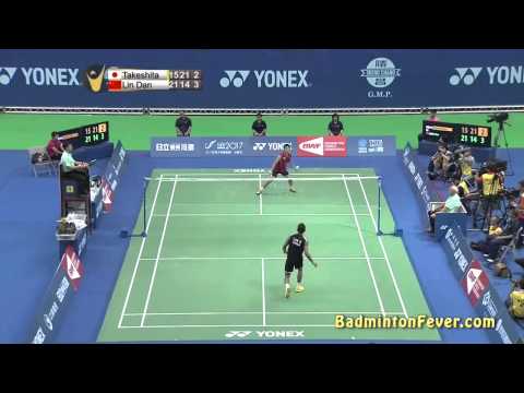 Badminton Highlights - Lin Dan vs Riichi Takeshita - 2014 Taipei Open SF-MS