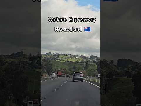 Waikato Expressway 🚘✨ | Scenic Drive in New Zealand #Shorts #travel#nature  #travelblog