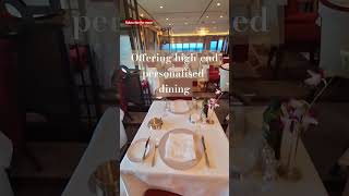 The suite life! Check out the exclusive Queens Grill Restaurant onboard Queen Mary 2 #cruise #cunard