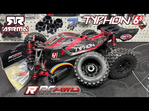 Arrma Typhon 6s  Upgrade/Update!  (RCAWD 17mm Metal Hexes, Rocket 4082 2060kv)