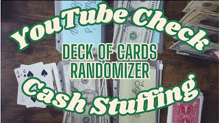 Bonus Cash Stuffing ~ YouTube Check! | Randomizer