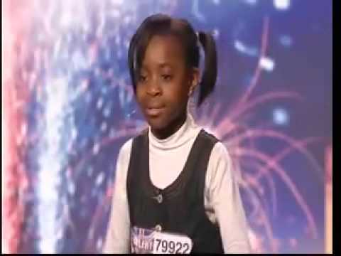 Natalie Okri -10 Year Old Singer - Britains Got Talent 2009 - Ep 6 Sings Alica Keys NO ONE