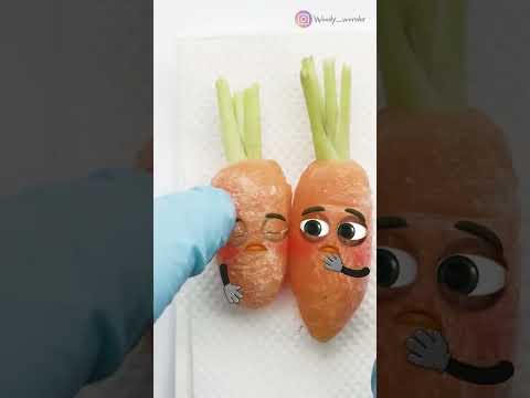 Carrot C-Section #fruit surgery |#funnyvideos | #entertainment at  #funflix #fruitsurgery