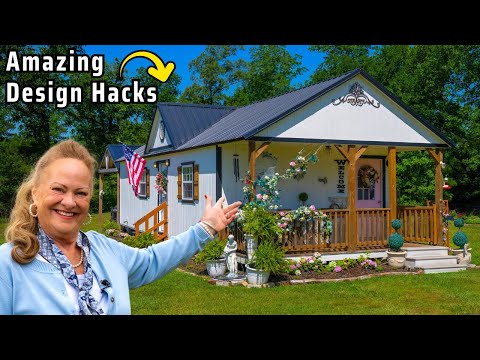 Family Converts Shed into Stunning Cottage Tiny House for $30k! Pt 2