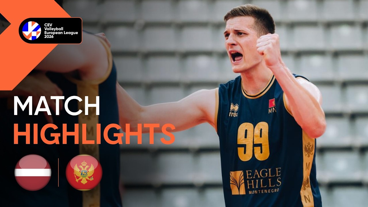 Highlights | Latvia vs. Montenegro | CEV Volleyball European League 2026 | Men