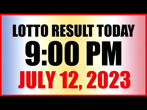 Lotto Result Today 9pm Draw July 12, 2023 Swertres Ez2 Pcso