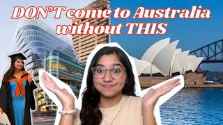 If you're an International Student planning to come to Australia, watch this.