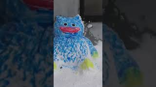 Huggy Wuggy snowman ハギーワギーの雪だるま作り