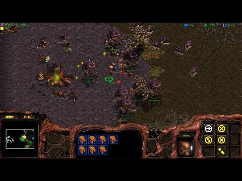 StarCraft: Remastered Co-op Campaign BW Zerg Mission 6 - Fury of the Swarm