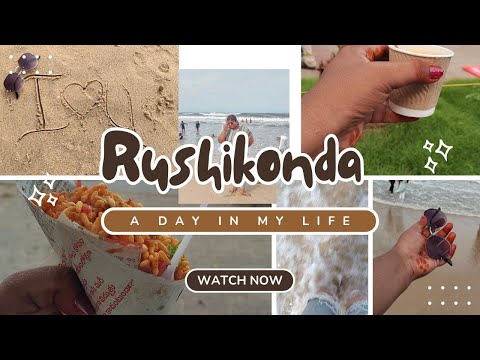 A Day at Rushi konda beach ⛱️//enjoying vibes ✨🥳🌊😎🎉//mkvlogs&talks#teluguvlogs #youtube