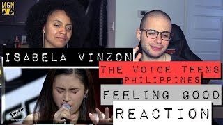 Isabela Vinzon - Feeling Good (The Voice Teens Philippines) Reaction