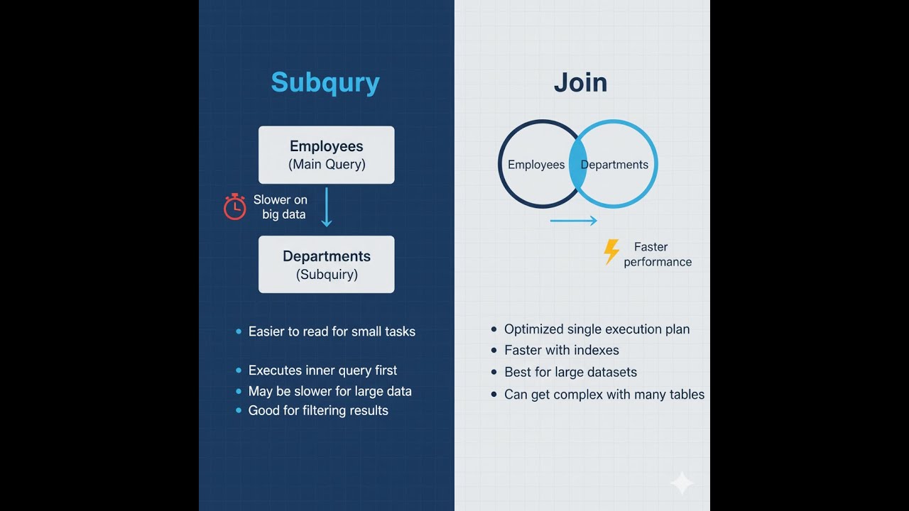 SQL Server Interview Question: Subquery vs Join — Which One Is Faster?