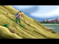 climbing downhill 2D animation