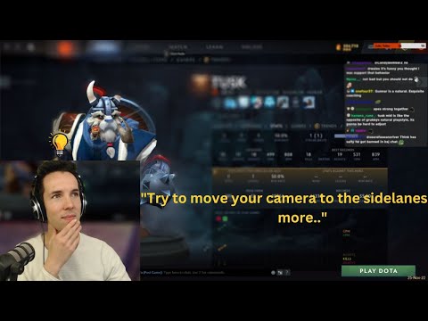 Gunnar gave tips to Grubby when playing Mid Early Game