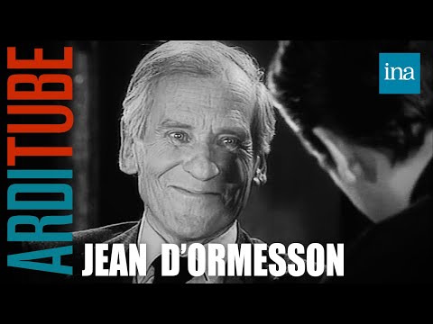 Jean d'Ormesson chez Thierry Ardisson (compilation) | INA Arditube