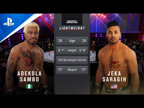 Jeka Saragih vs Adekola Sambo - UFC 4 Win by TKO