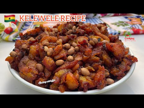 Making The Most popular Street Food In Ghana | How To Make Spicy Fried Plantain | Kelewele Recipe
