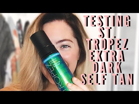 Amateur Tanner Tries St Tropez Extra Dark Tan!