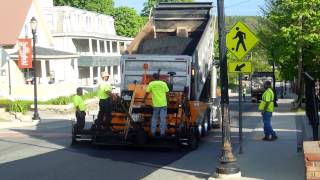 preview picture of video 'Paving Main St. of Springfield, Vermont, part #2'