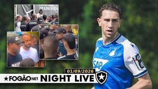 NIGHT LIVE: BOTAFOGO CONTRATA ZAGUEIRO / TORCIDA FAZ PROTESTO NO CT LONIER