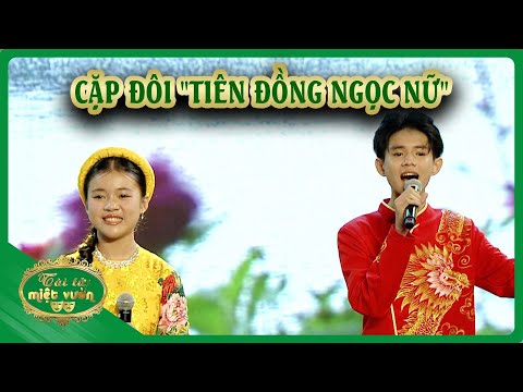 Cặp đôi "tiên đồng ngọc nữ" Quan Trí - Mỹ Huyền nhận cơn mưa lời khen của BGK | Tài tử miệt vườn