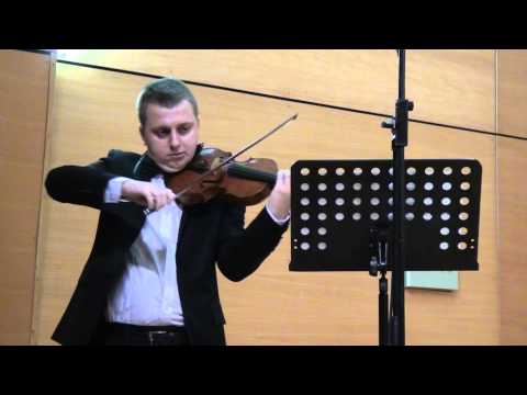 Vasile Filip - Suita romaneasca pentru vioara solo, Lucian Reuţ, Recital 26.03.2013