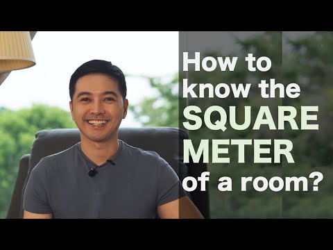 How to Measure the SQUARE METER of your room?