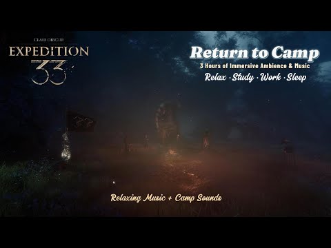 Clair Obscur: Expedition 33 – Relaxing Playlist with Game Music + Campfire Ambience | Sleep Music