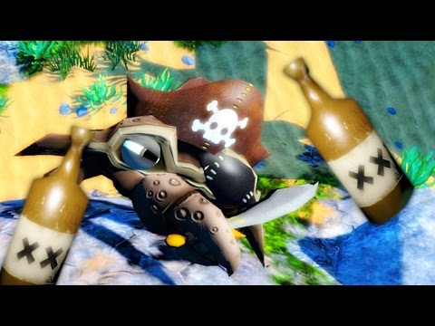 Feed and Grow Fish - NEW GIANT PIRATE CRAB SHANKS KING CRAB & DRINKS BOOZE + MANTIS SHRIMP Gameplay