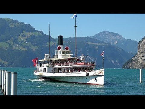 Dampfschiff Unterwalden in Flüelen