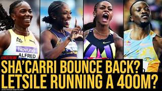 Sha’Carri vs Melissa vs Julien 100m Rematch + Letsile Tebogo Peak 400m | Zurich Diamond Preview