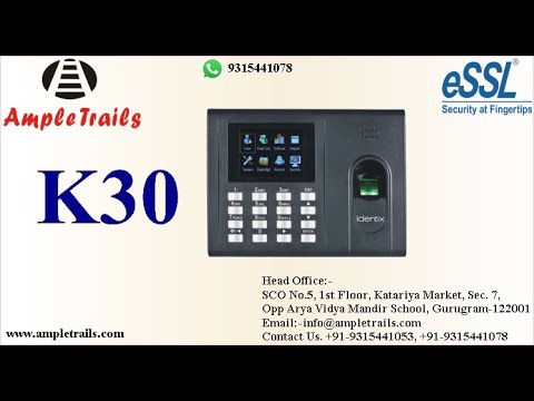 K30 eSSL with battery FaceID WIFI Fingerprint Time Attendance and Access Control System