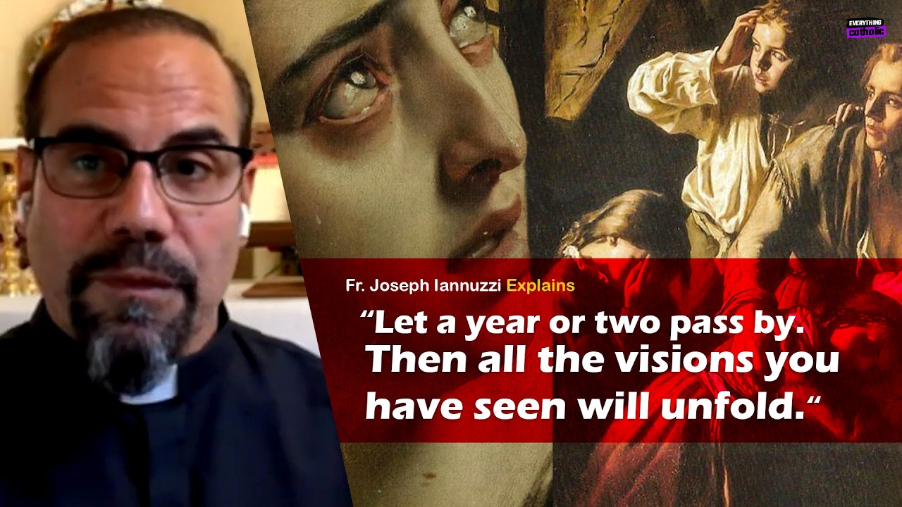 "A prophecy that was made about 18 months ago that is now being fulfilled." Fr. Iannuzzi explains.