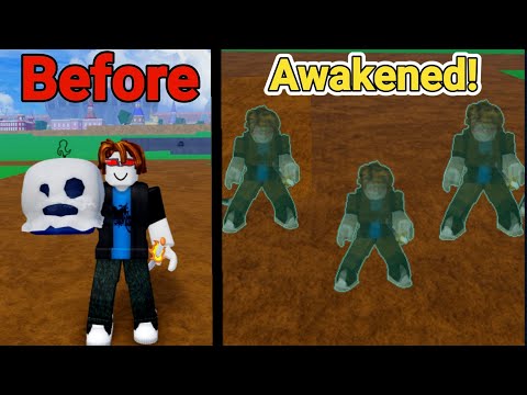 I Awakened NEW INSIVIBLE Ghost Fruit is OP! (blox Fruits)