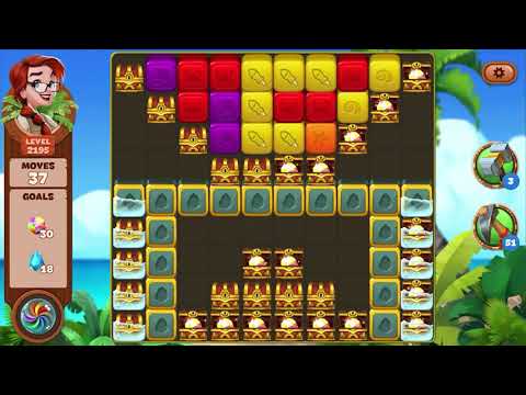 Lost Island Blast Adventure Level 2195 NO BOOSTERS - A S GAMING ✔️