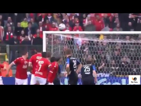Lior Refaelov amazing free kick goal - Club Brugge KV vs. Standard de Liege 20/03/2016