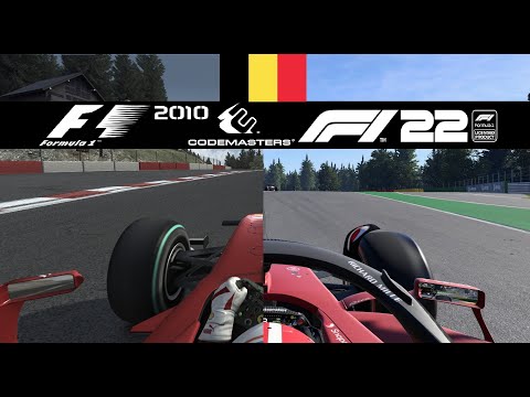 F1 Game Comparison: 2010 - 2022 Gameplay Comparison (PC)