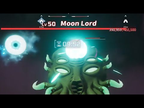 How to summon the Moon Lord raid boss from Terraria so you can fight him and get many rewards