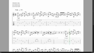 Who Me? early version intro/Buckethead Guitar Pro tab