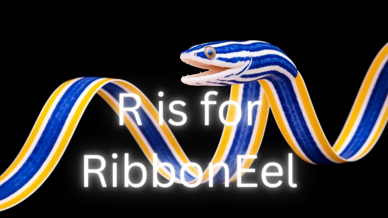R is for Ribbon Eel
