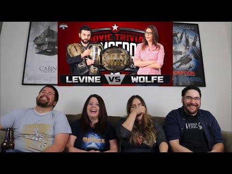 Samm Levine vs. Clarke Wolfe REACTION - Movie Trivia Schmoedown Championship