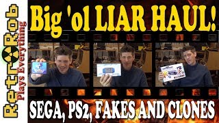 LIAR's Haul! Famiclones, Fake PSP, Genesis Handheld PS2 and More!