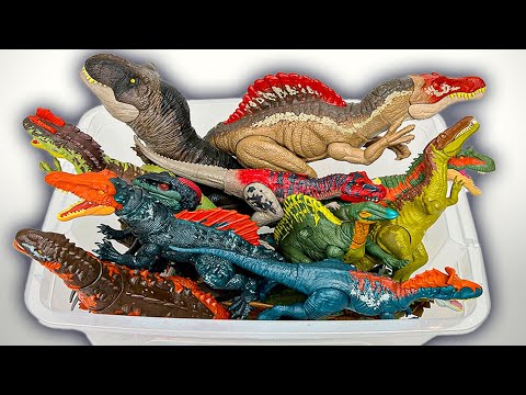 HUGE Dominion VS Camp Cretaceous Dino Figure Collection | Jurassic World Spino, Baryonyx Dinosuars