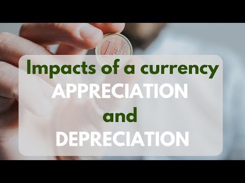Economic impact of currency appreciation and depreciation