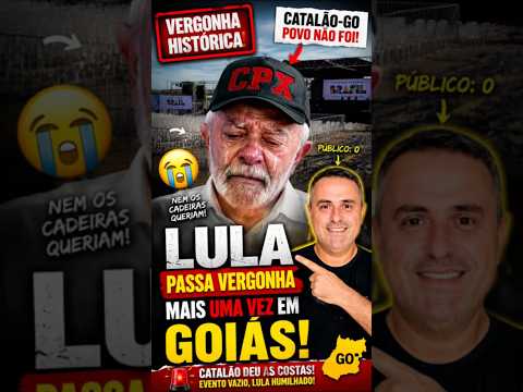 🚨GOIÁS HUMILHOU LULA E ESCANCAROU A DERROTA EMINENTE DO PETISTA!😱