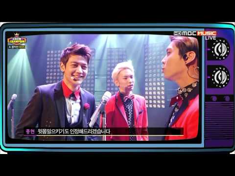 [eng] SHINee News on Minho Breaking Jonghyun's Push-Up Record